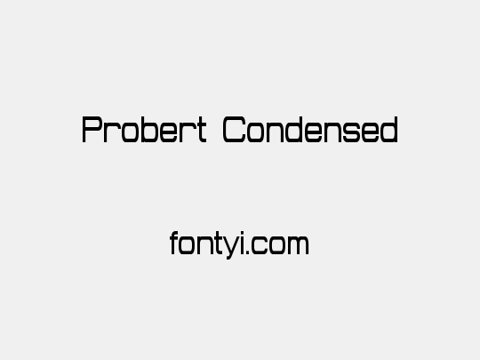 Probert Condensed