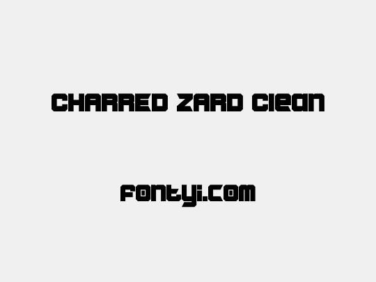 CHARRED ZARD Clean