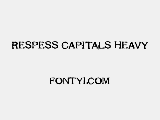 Respess Capitals Heavy