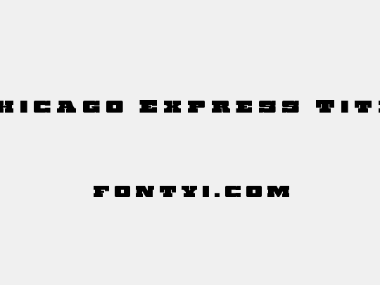 Chicago Express Title
