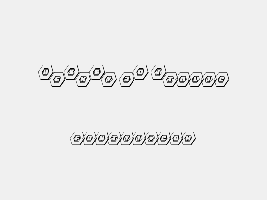 HeXkEy 3D Italic