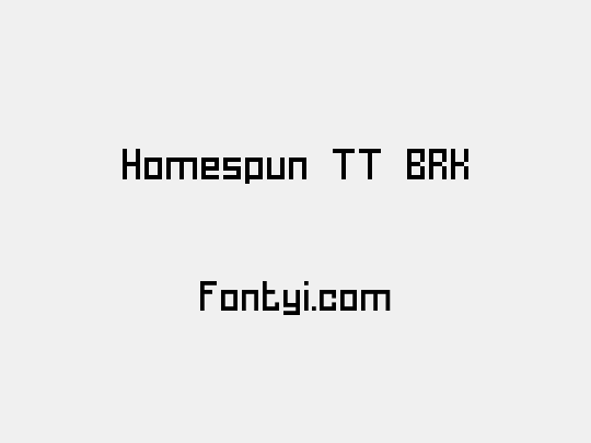 Homespun TT BRK