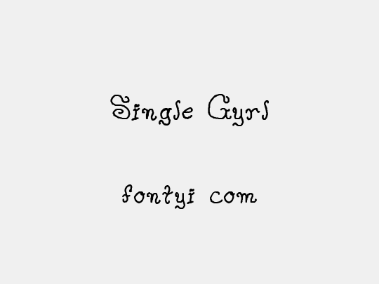 Single Gyrl
