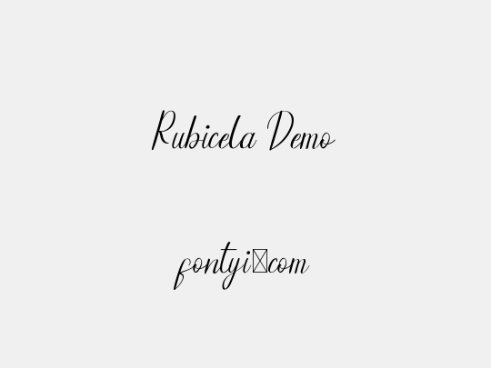 Rubicela Demo