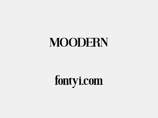 MOODERN
