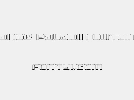 Range Paladin Outline