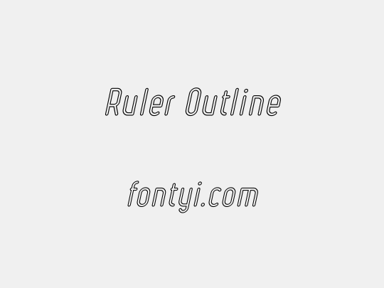 Ruler Outline