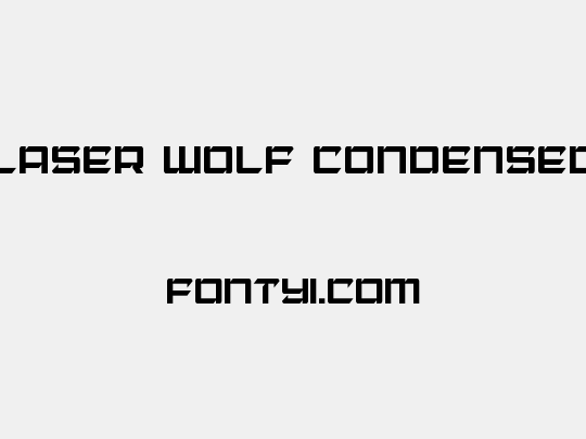 Laser Wolf Condensed