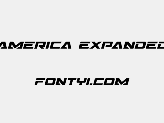 Trans-America Expanded Italic