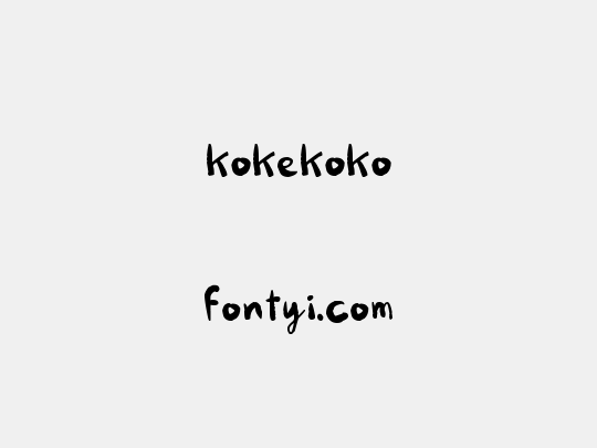 kokekoko