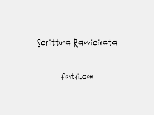 Scrittura Ravvicinata