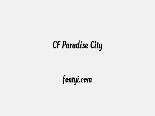 CF Paradise City