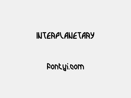 INTERPLANETARY