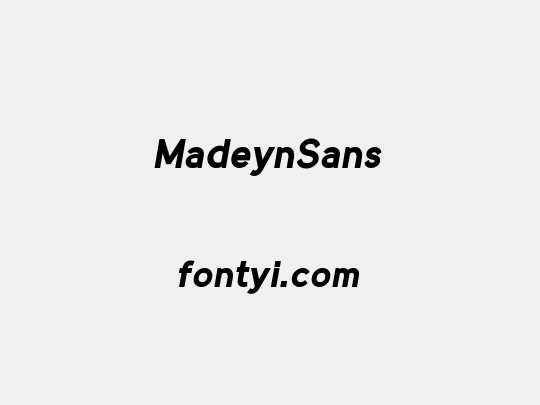 MadeynSans