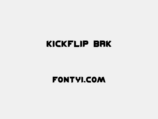 Kickflip BRK