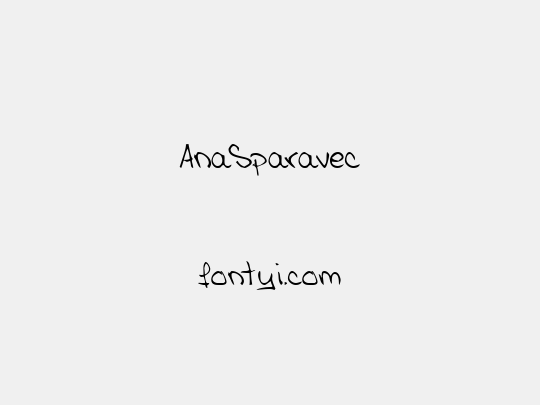 AnaSparavec