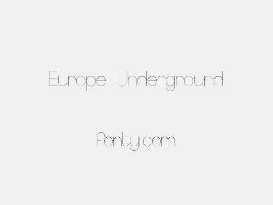 Europe Underground