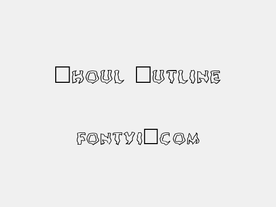 Ghoul Outline