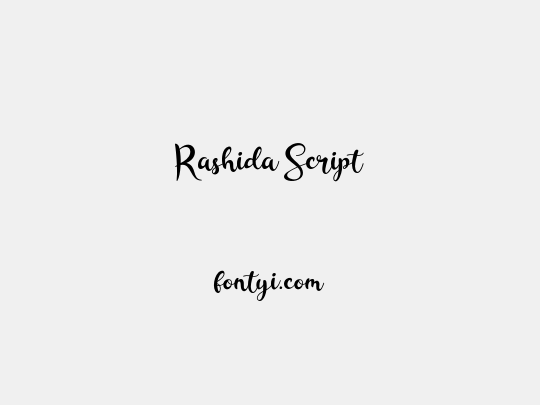 Rashida Script