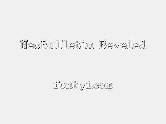 NeoBulletin Beveled