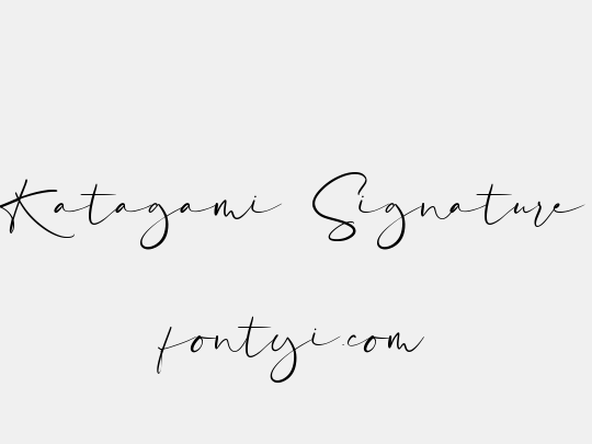 Katagami Signature