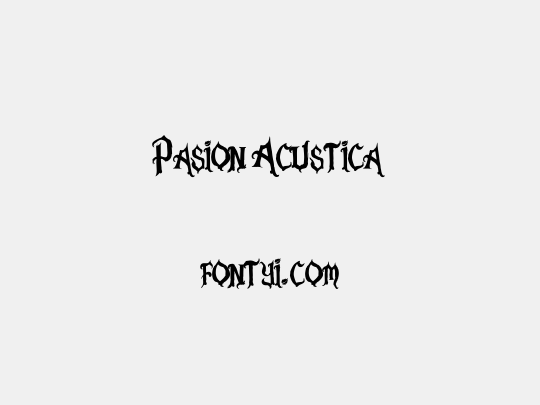Pasion Acustica
