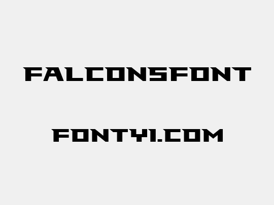 FalconsFont