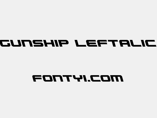 Gunship Leftalic