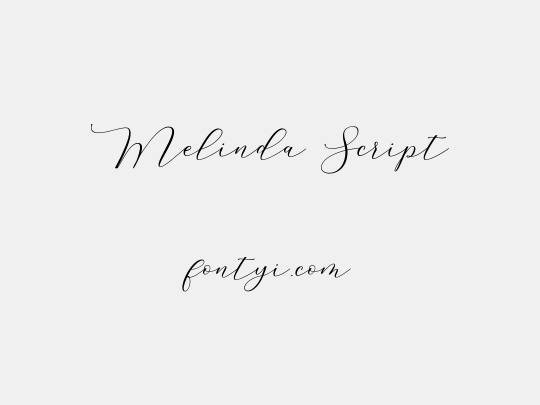 Melinda Script