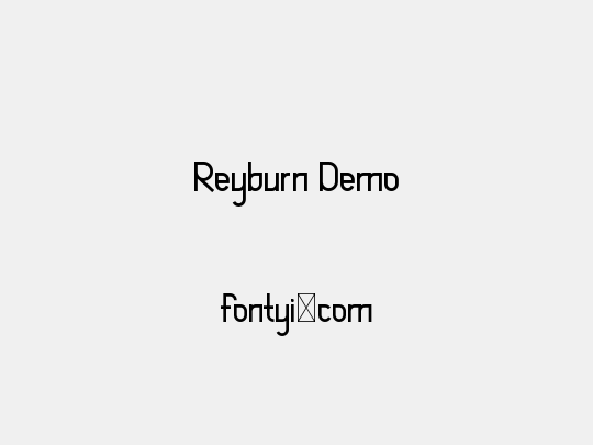 Reyburn Demo
