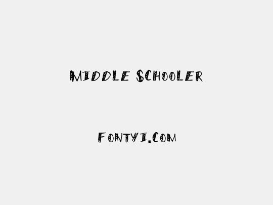 Middle Schooler