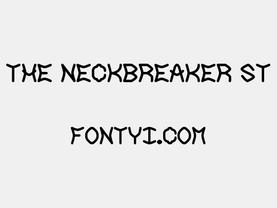 The Neckbreaker St