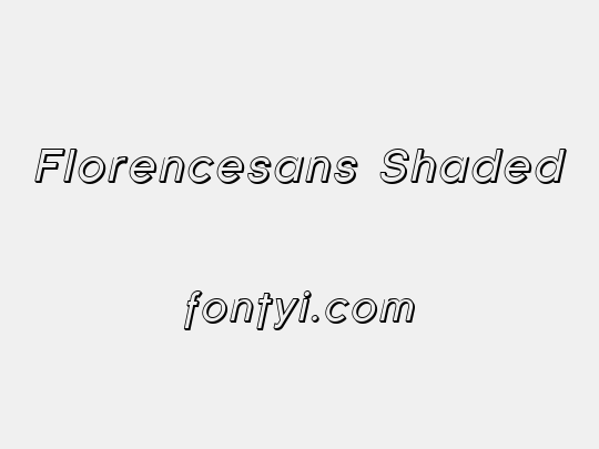 Florencesans Shaded