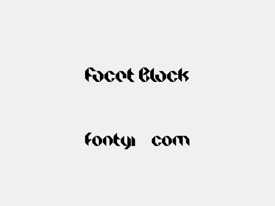 Facet Black
