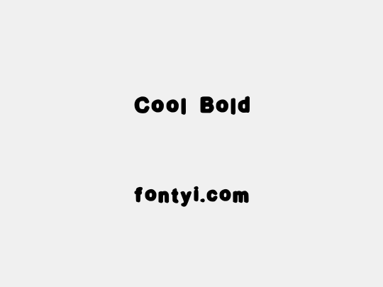 Cool Bold