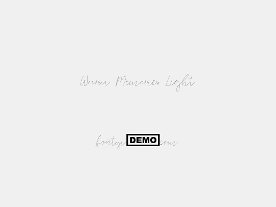 Warm Memories Light