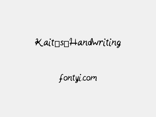 Kait_s_Handwriting