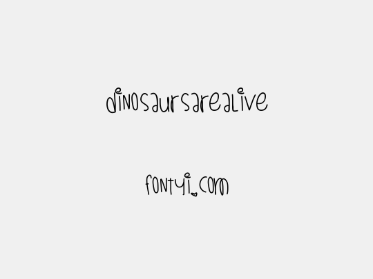 DinosaursAreAlive