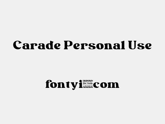 Carade Personal Use