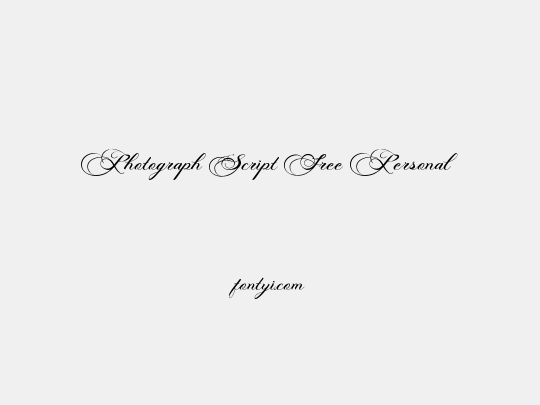 Photograph Script Free Personal