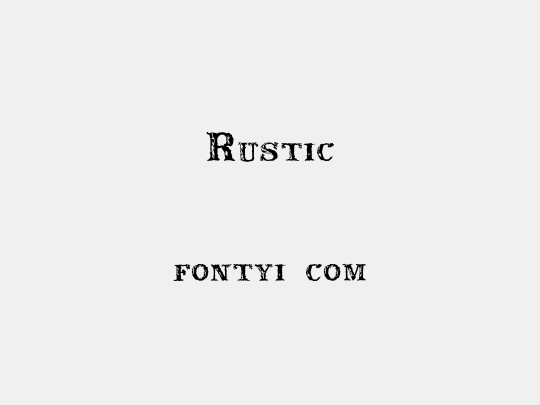 Rustic