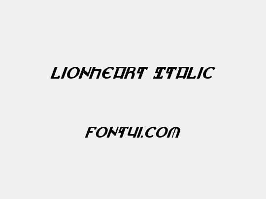 Lionheart Italic