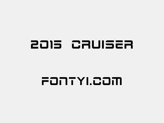 2015 Cruiser