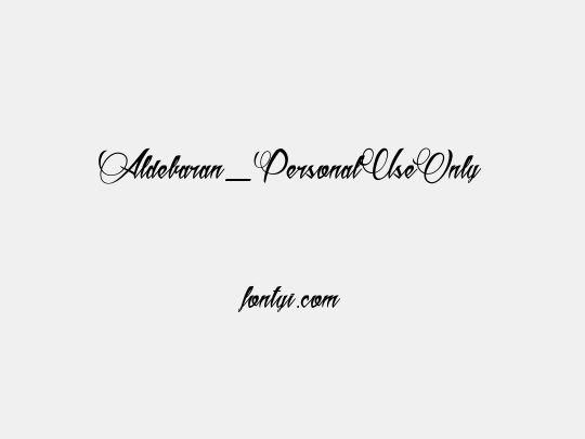 Aldebaran_PersonalUseOnly