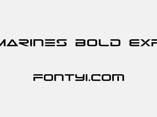 Tele-Marines Bold Expanded