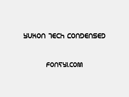 Yukon Tech Condensed
