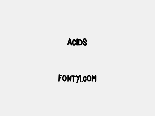 Acids