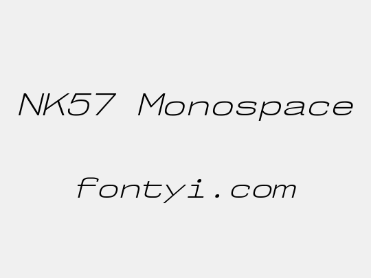 NK57 Monospace