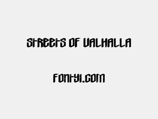 Streets Of Valhalla