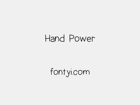 Hand Power